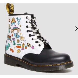 Dr. Martens 1460 Wednesday Holmes For Pride Leather Boots Womens Size  Womens 7